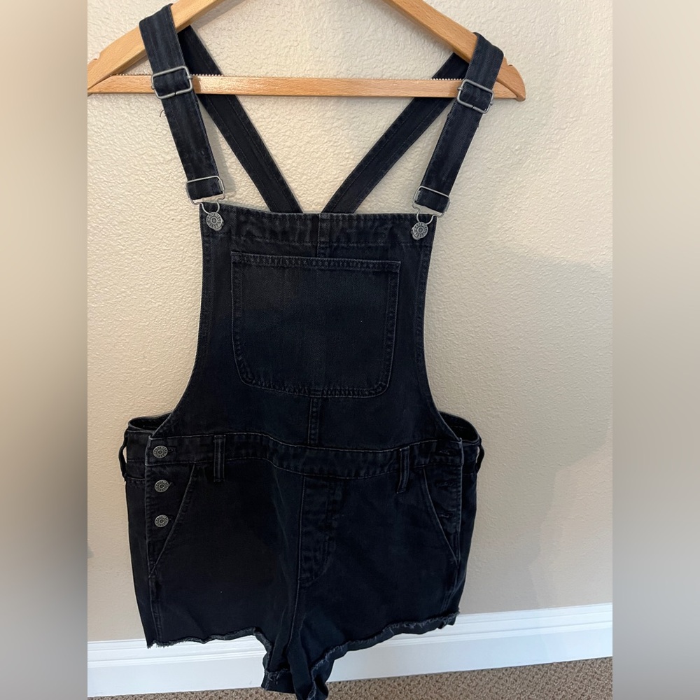 Jean Short Overalls